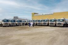 Motorcity Delivers New Fleet of HINO Trucks to NAMCO